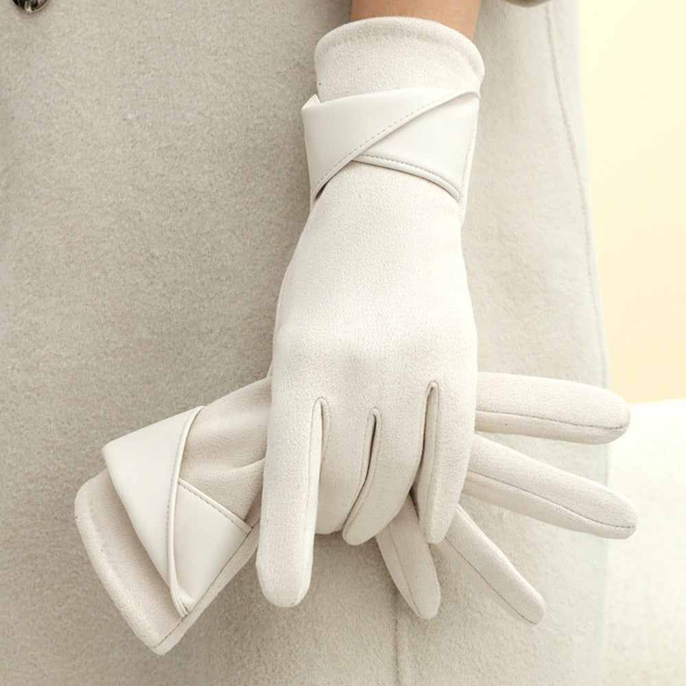 Damen Handschuhe mit Manschetten-Detail
