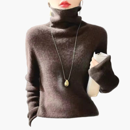 Damen Rollkragenpullover Elegant Weich Modern Alltag & Büro