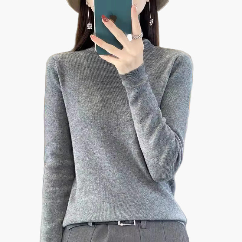 Damen Rollkragenpullover Elegant Weich Modern Alltag & Büro