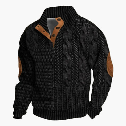 Herren Strickpullover mit Knopfleiste – Stilvoller Freizeitlook für Herbst & Winter