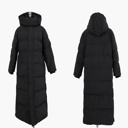 Damen Winter Steppmantel Lang – Modischer Outdoor Daunenmantel für kalte Tage