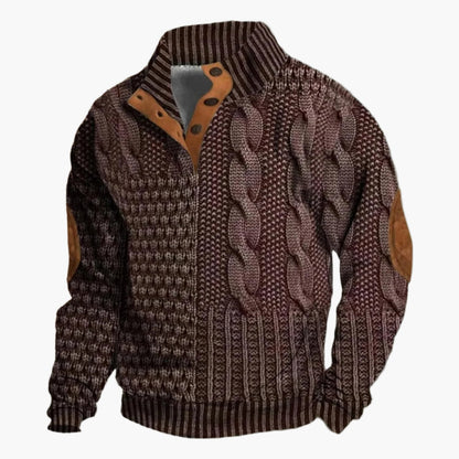 Herren Strickpullover mit Knopfleiste – Stilvoller Freizeitlook für Herbst & Winter
