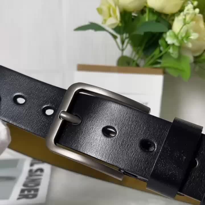 Herren Business-Gürtel Klassisch mit Dornschließe – Eleganter Allrounder für Büro und Alltag