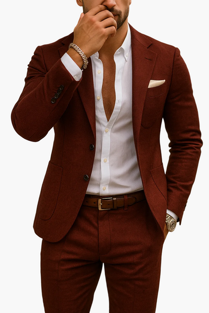 Herren-Anzug in moderner Slim-Fit-Passform