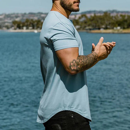 Herren Muskel-Fit Trainingsshirt – Sportliches Freizeitshirt mit athletischem Schnitt