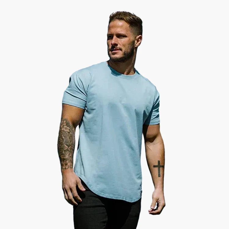 Herren Muskel-Fit Trainingsshirt – Sportliches Freizeitshirt mit athletischem Schnitt