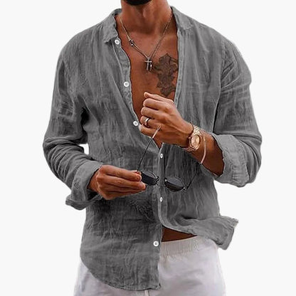Herren Leinenhemd Sommerlook