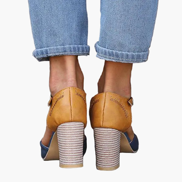 Damen Komfort-T-Steg Pumps für Alltag & Büro – Elegante Absatzschuhe mit orthopädischem Design