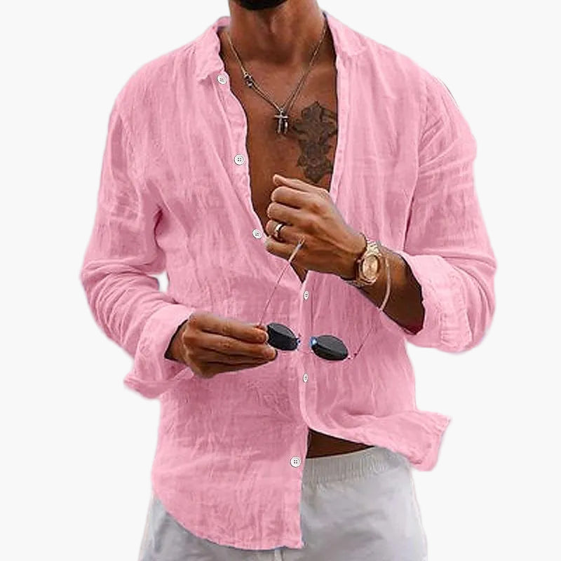 Herren Leinenhemd Sommerlook