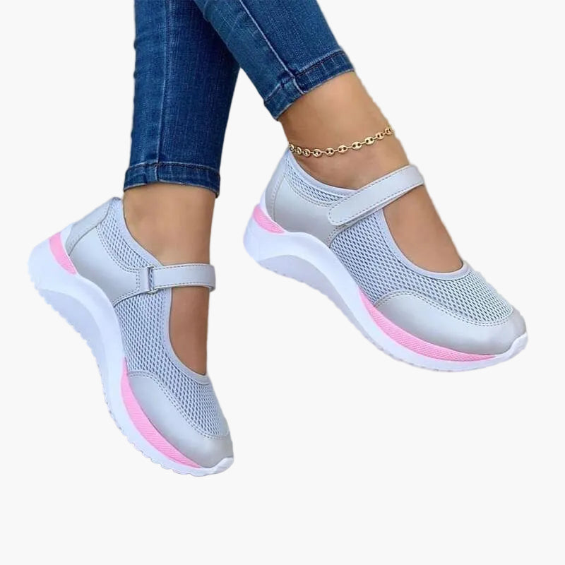 Damen Orthopädische Komfort-Sneaker mit Klettverschluss – Alltag & Freizeit