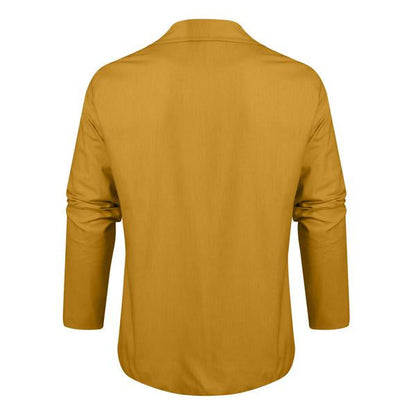 Herren Sakko Veganes Leinen Casual Blazer – Moderner Freizeit-Look für Alltag & Events