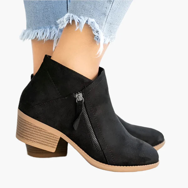 Damen Bequeme Orthopädische Stiefeletten – Vintage Stil für Alltag und Freizeit