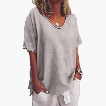 Damen-Freizeitshirt im lockeren Oversize-Schnitt