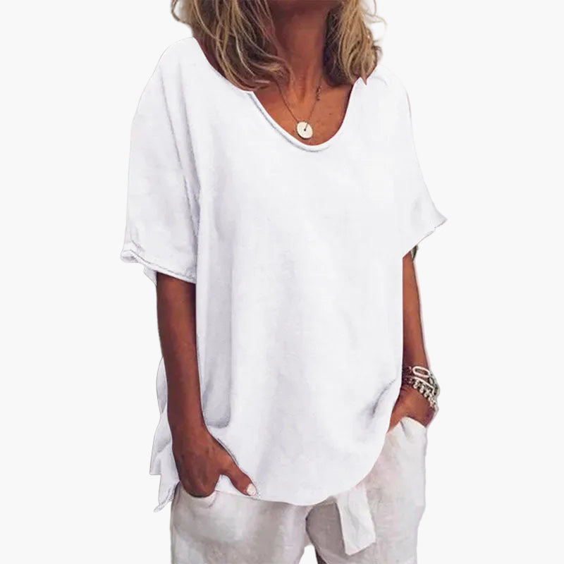 Damen-Freizeitshirt im lockeren Oversize-Schnitt