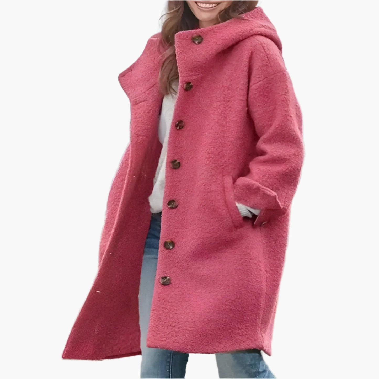 Damen Oversize-Mantel mit Kapuze – Stilvoller Casual-Look