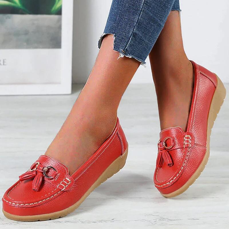 Damen Bequeme Mokassin-Slipper für Alltag und Freizeit – Eleganter Loafer-Stil