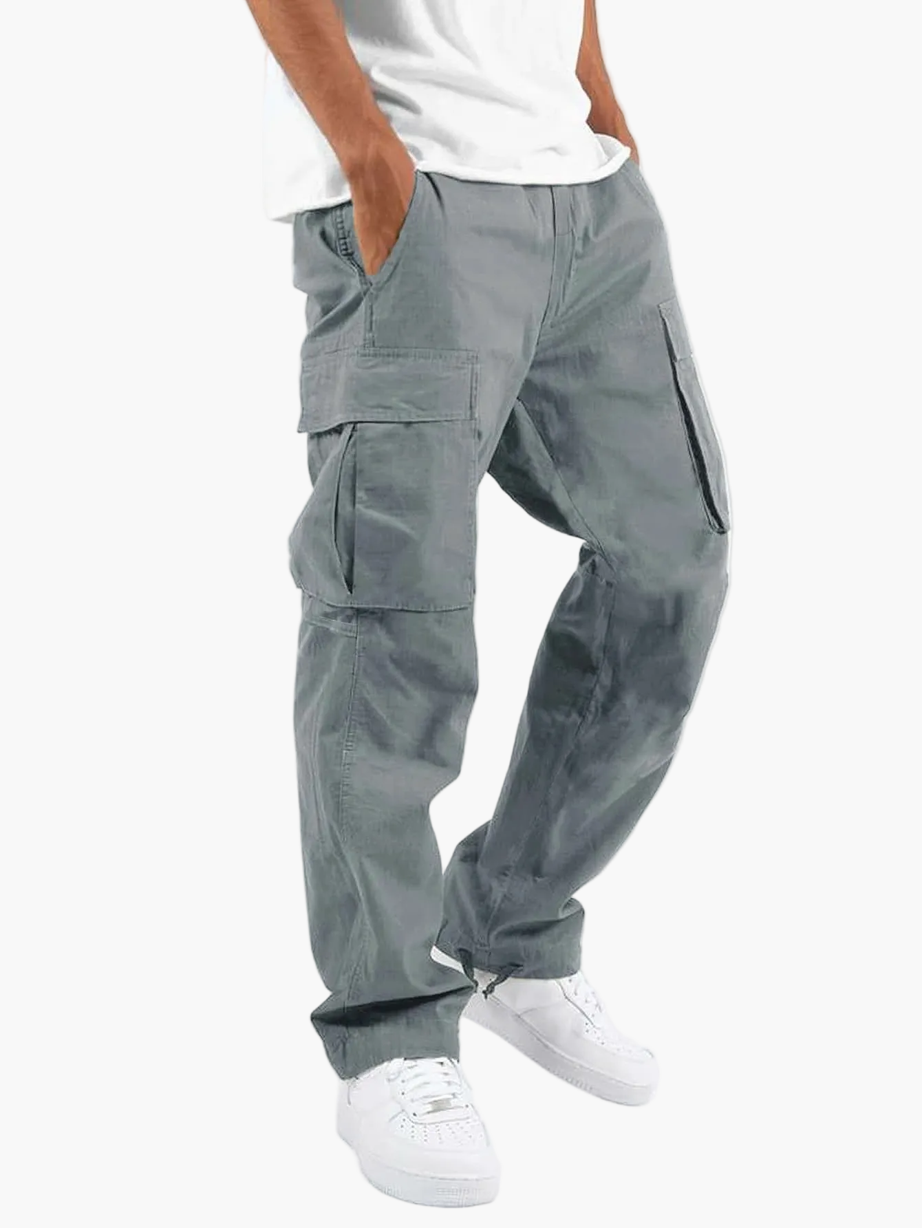 Herren Cargo-Hose im Relaxed Fit – Vielseitige Freizeit- und Outdoorhose mit Taschen