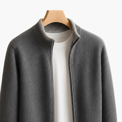 Herren Strickjacke mit Reißverschluss – Moderner Komfort und Eleganz für Business & Freizeit