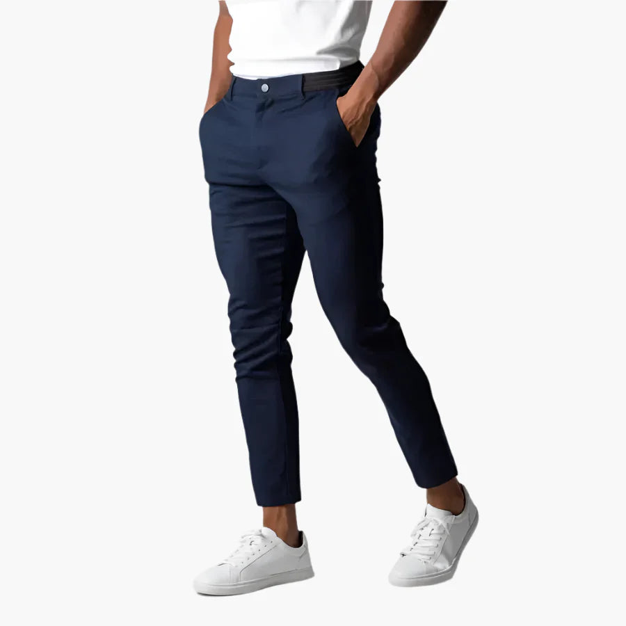 Herren Slim Fit Stoffhose – Eleganter Look für Business & Freizeit