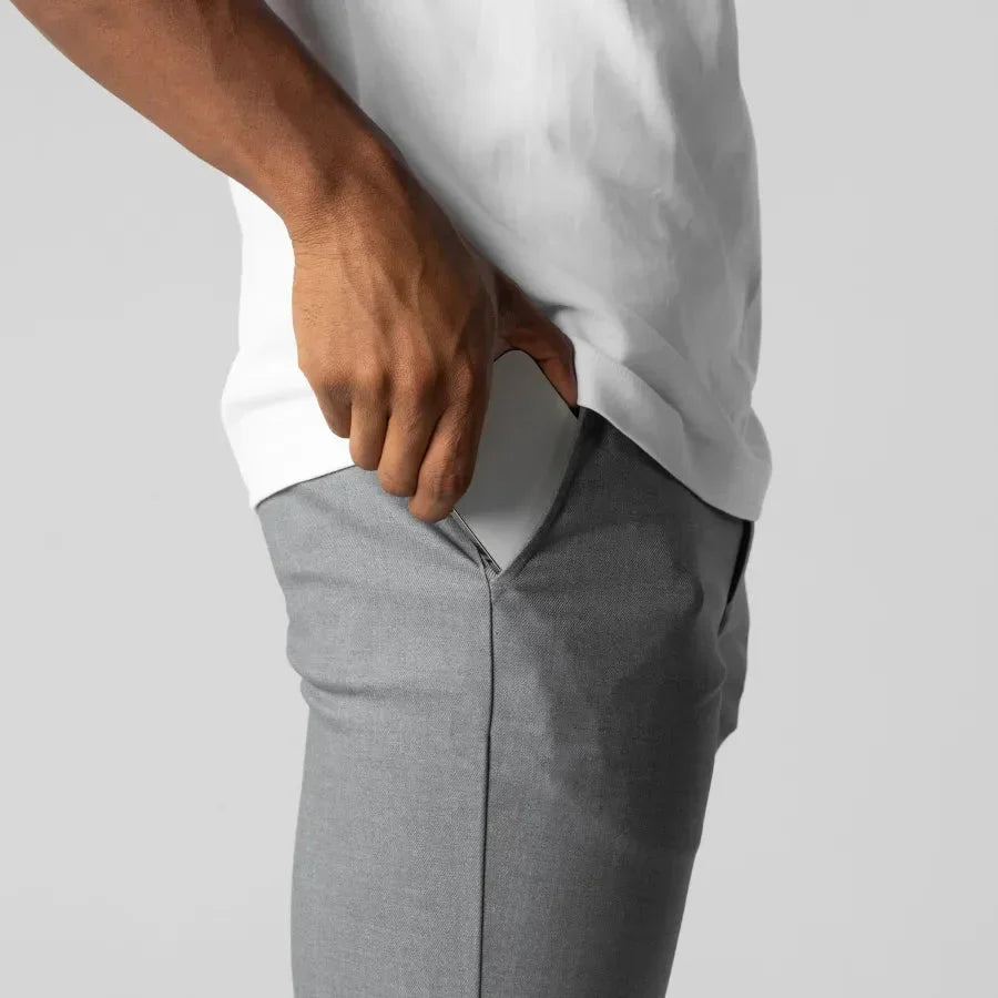 Herren Slim Fit Stoffhose – Eleganter Look für Business & Freizeit
