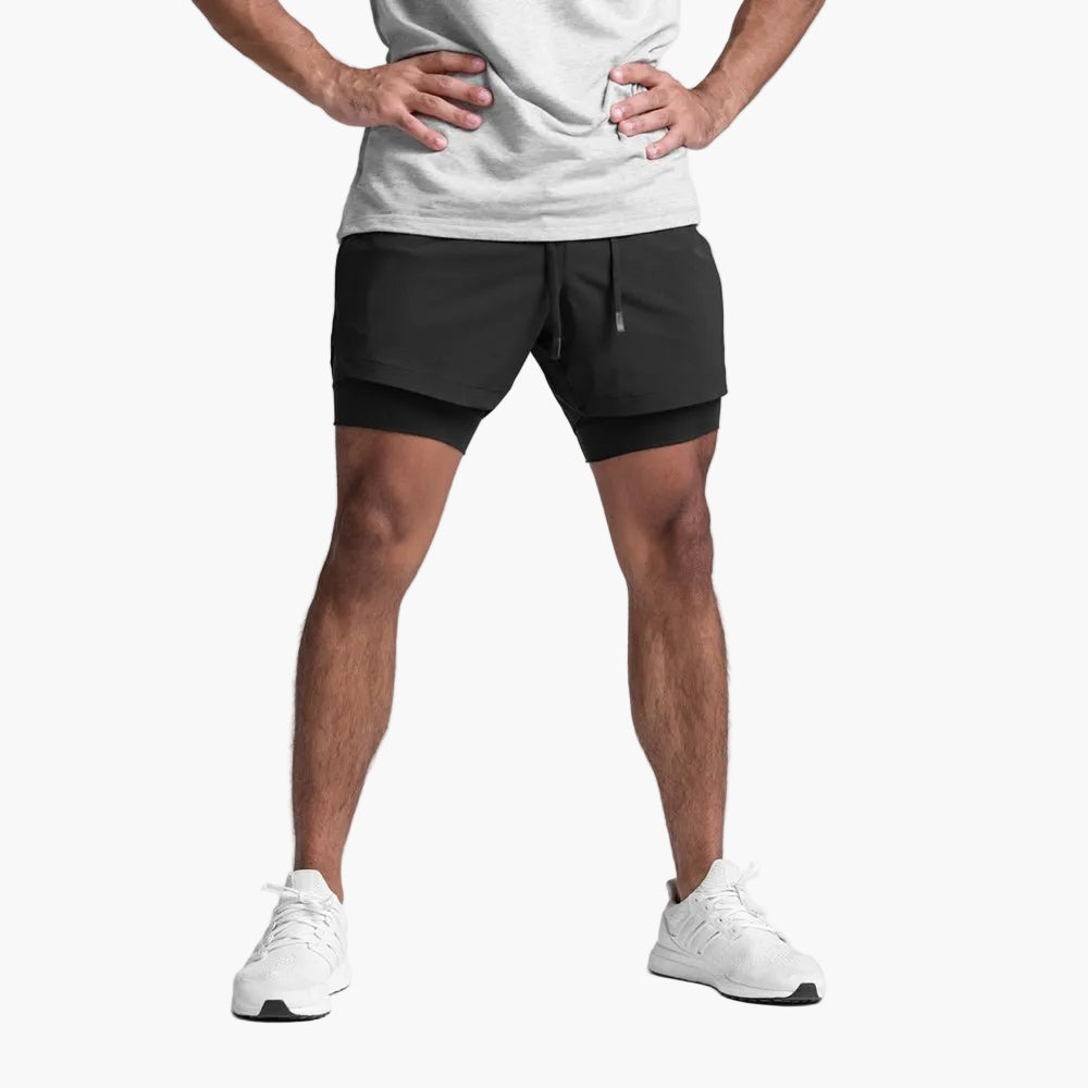 Herren Fitness-Shorts Sportlich Flexibel für Training und Freizeit