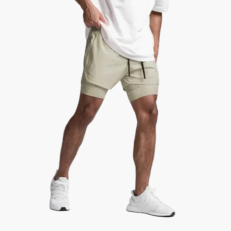 Herren Fitness-Shorts Sportlich Flexibel für Training und Freizeit