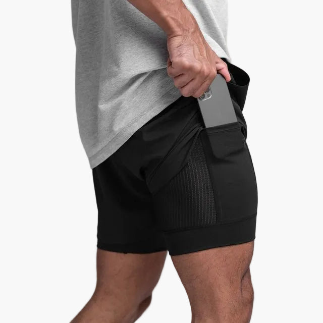 Herren Fitness-Shorts Sportlich Flexibel für Training und Freizeit