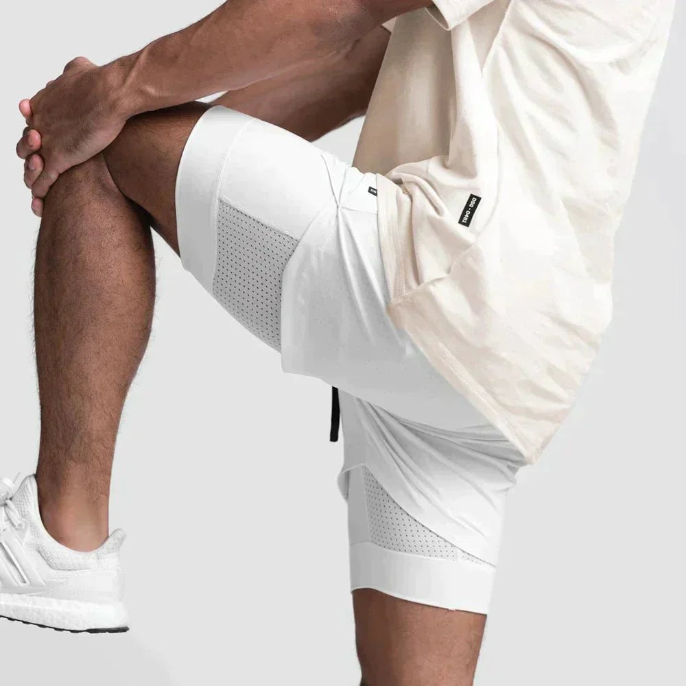 Herren Fitness-Shorts Sportlich Flexibel für Training und Freizeit