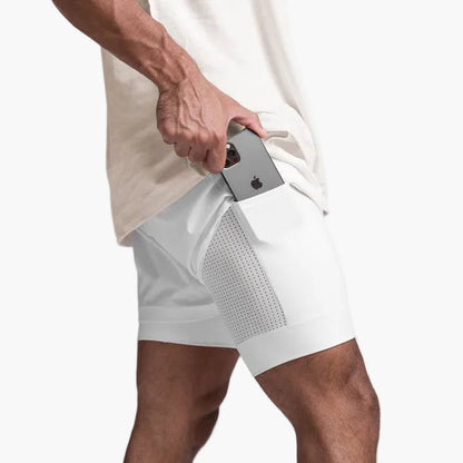 Herren Fitness-Shorts Sportlich Flexibel für Training und Freizeit
