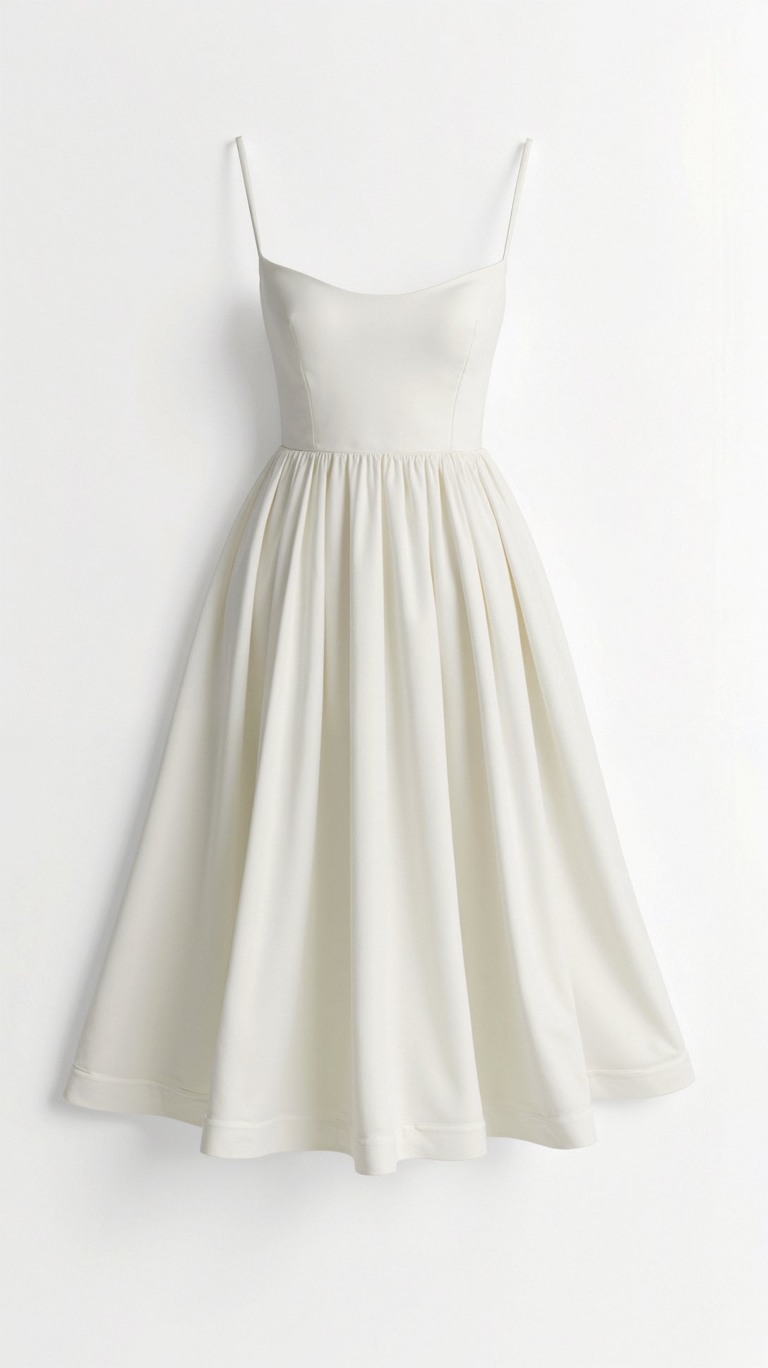 Damen Midikleid mit Spaghettiträgern – Femininer Sommer-Look für besondere Anlässe