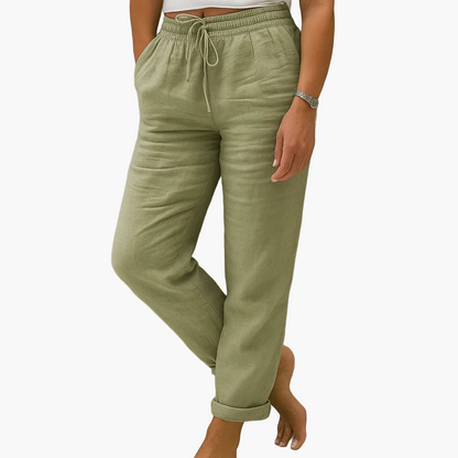 Damen Freizeithose mit Kordelzug – Lässige Jogpants für Alltag & Urlaub