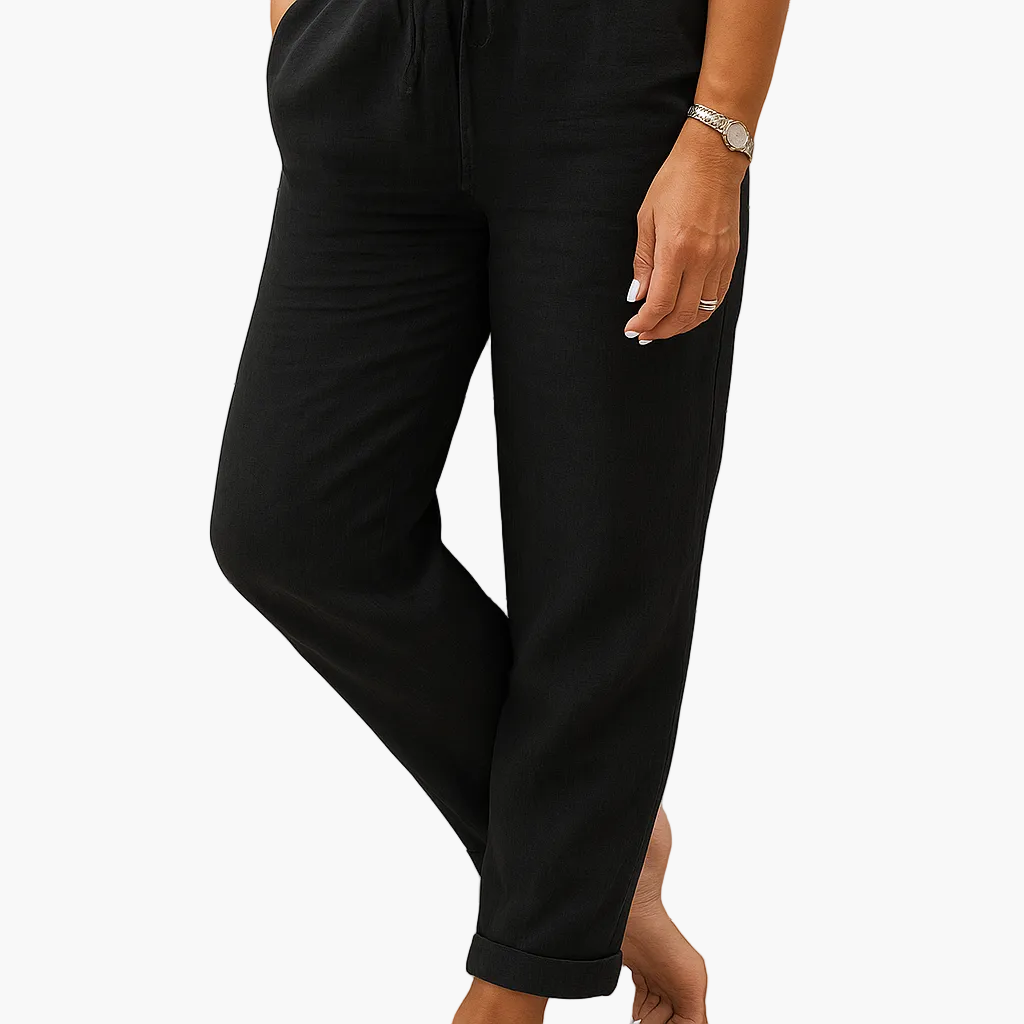 Damen Freizeithose mit Kordelzug – Lässige Jogpants für Alltag & Urlaub