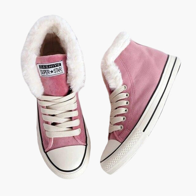 Damen Winter Sneaker mit Fellfutter – Modische Komfort-Sneaker für Alltag und Freizeit