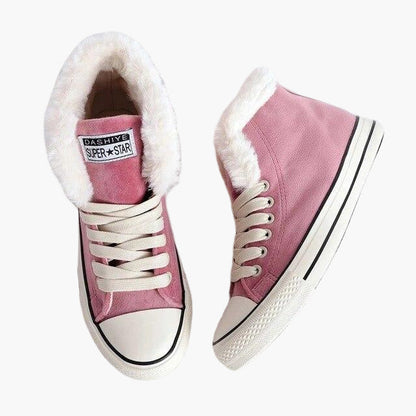Damen Winter Sneaker mit Fellfutter – Modische Komfort-Sneaker für Alltag und Freizeit