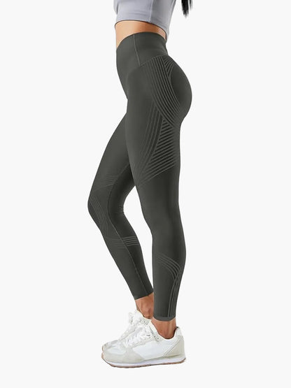 Damen Seamless Anti-Cellulite Sportleggings – Figurformende Fitness & Yoga Leggings