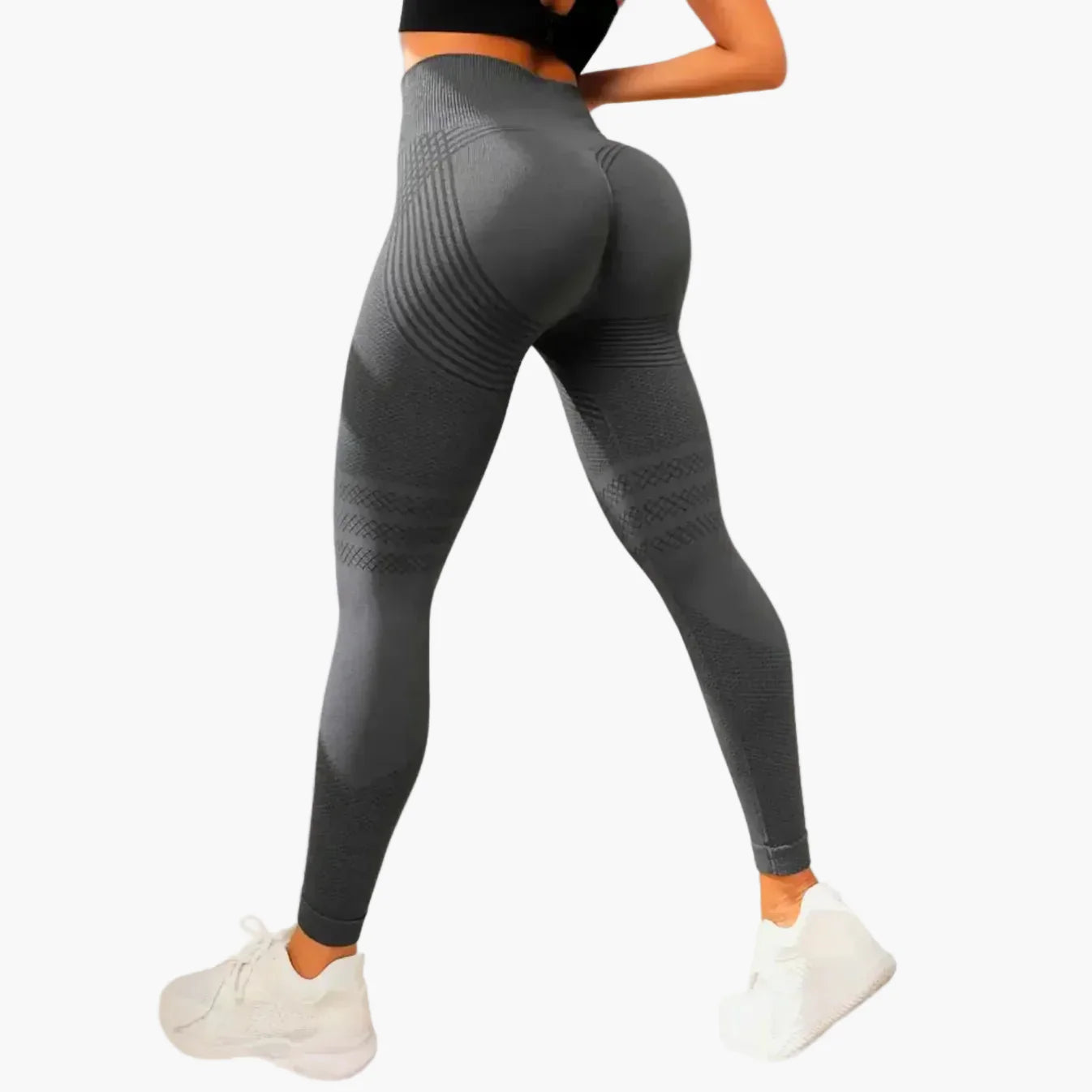 Damen Seamless Anti-Cellulite Sportleggings – Figurformende Fitness & Yoga Leggings