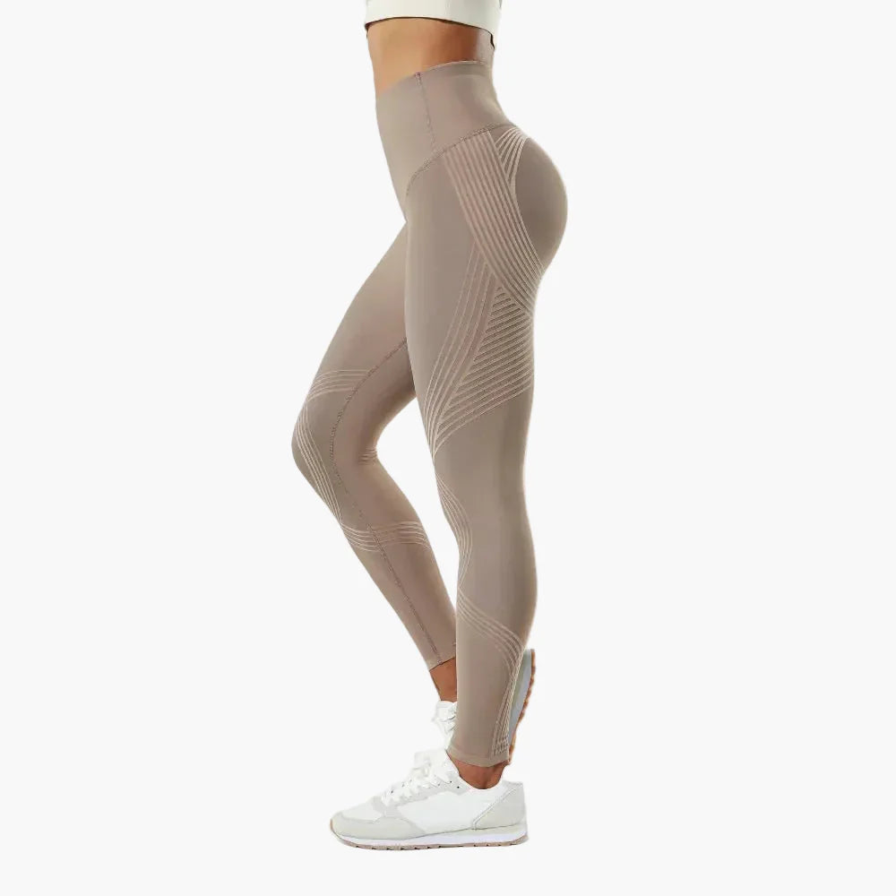 Damen Seamless Anti-Cellulite Sportleggings – Figurformende Fitness & Yoga Leggings