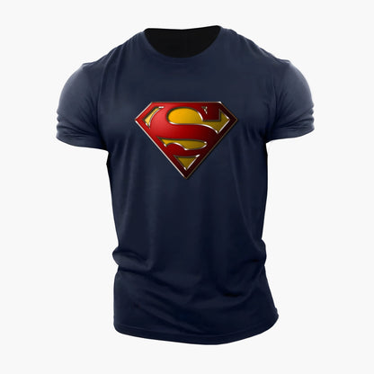Herren T-Shirt mit Superman Logo – Superhelden Style für Sport & Freizeit