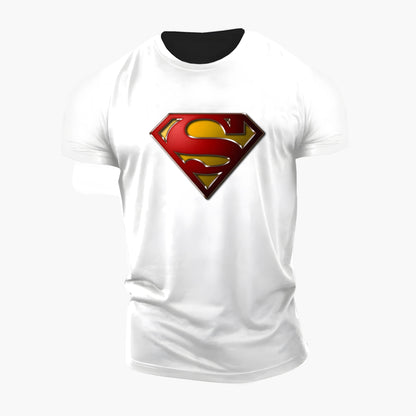 Herren T-Shirt mit Superman Logo – Superhelden Style für Sport & Freizeit