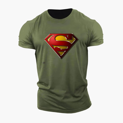 Herren T-Shirt mit Superman Logo – Superhelden Style für Sport & Freizeit