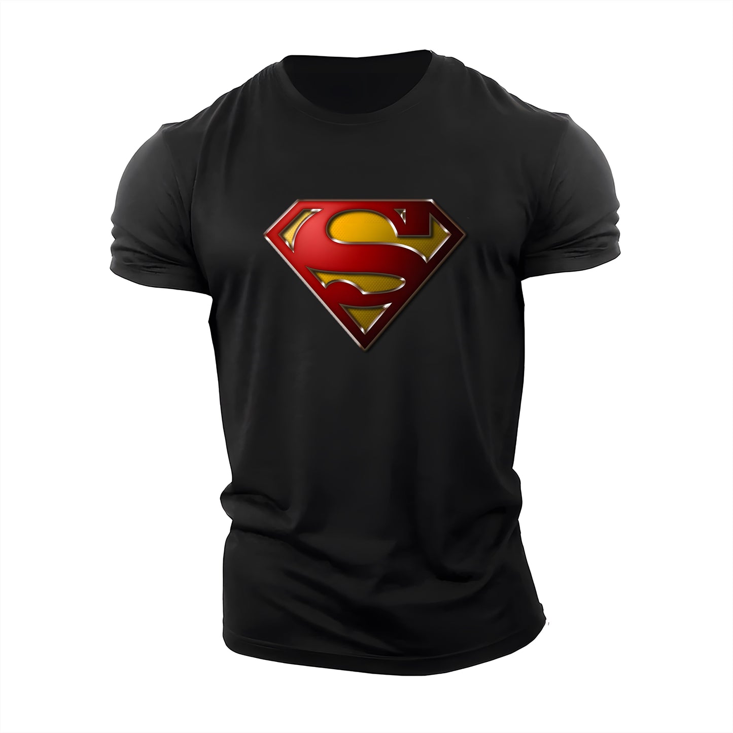 Herren T-Shirt mit Superman Logo – Superhelden Style für Sport & Freizeit