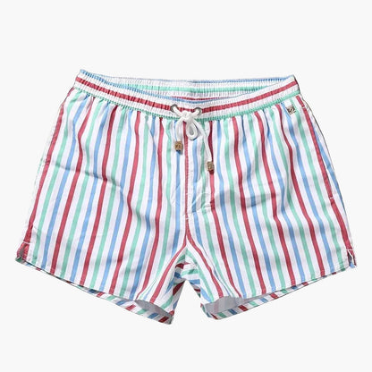 Herren Badeshorts mit Streifen – Stilvolle Freizeithose für Strand & Sommer