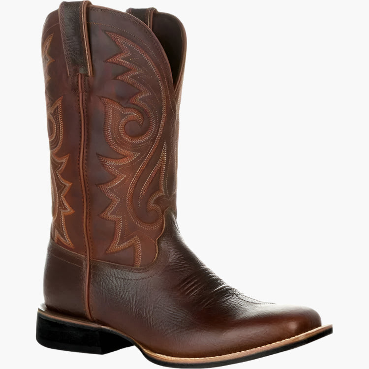 Herren Westernstiefel mit Klassischem Muster und Authentischem Look