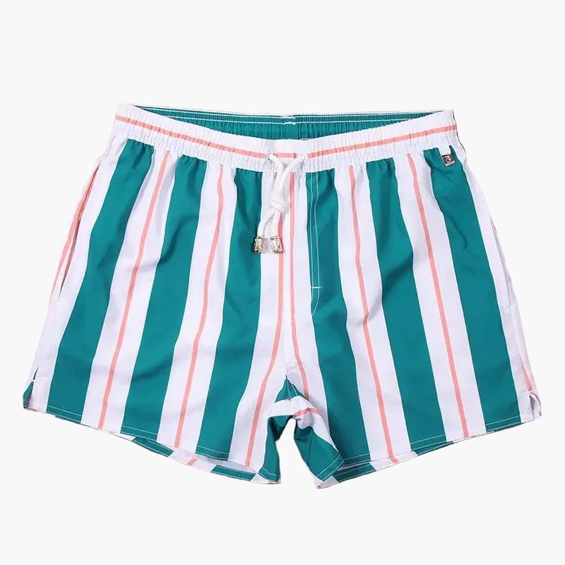 Herren Badeshorts mit Streifen – Stilvolle Freizeithose für Strand & Sommer