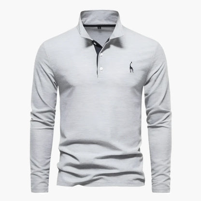 Herren Langarm Poloshirt – Klassischer Look für Freizeit und Business