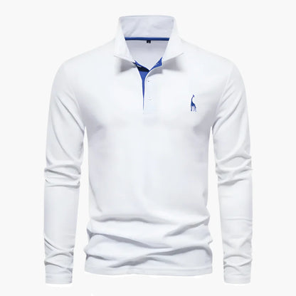 Herren Langarm Poloshirt – Klassischer Look für Freizeit und Business