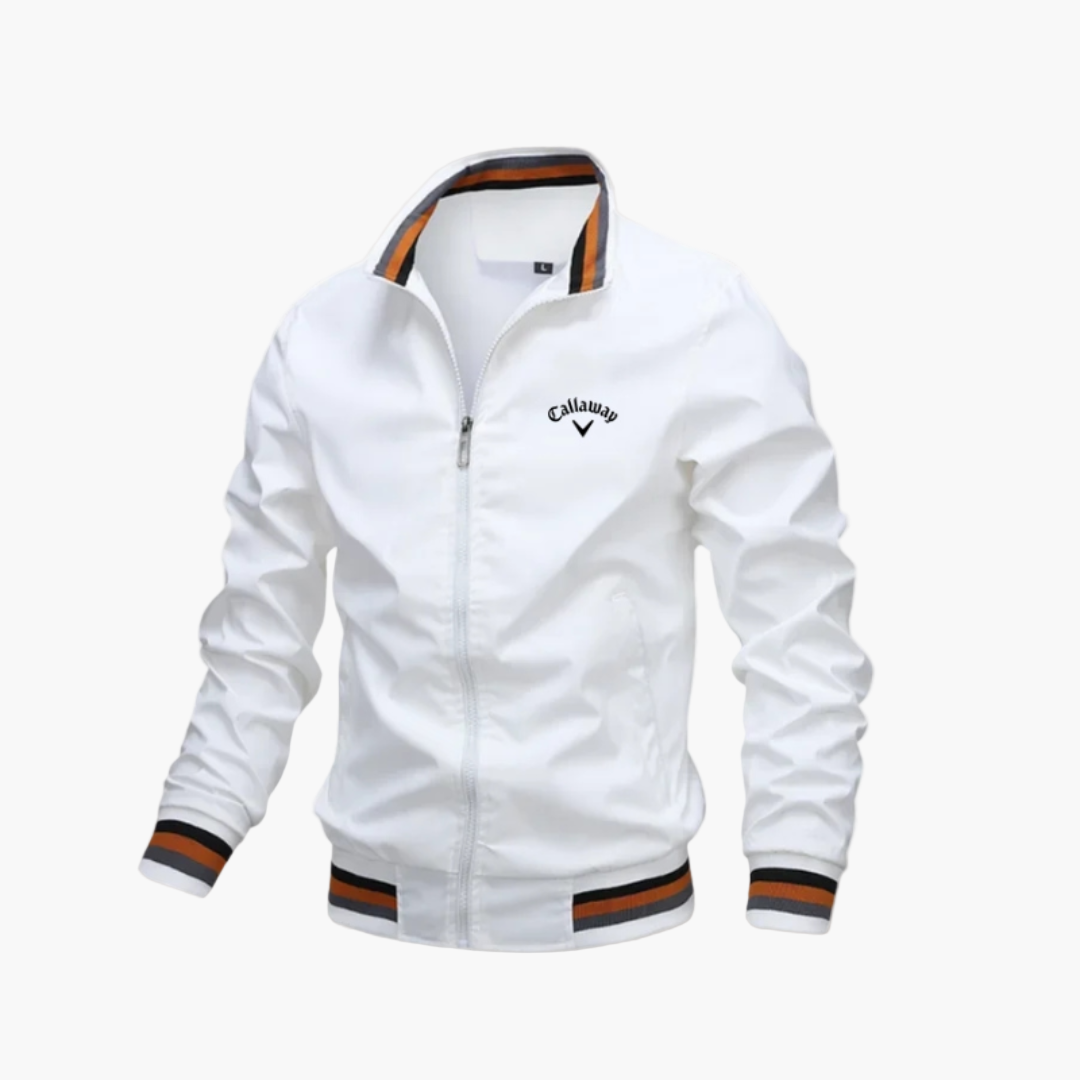 Sportliche Herren Übergangsjacke im Bomber-Stil