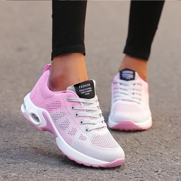 Damen Sneaker Sportliche Freizeitschuhe Komfort Atmungsaktiv Alltag