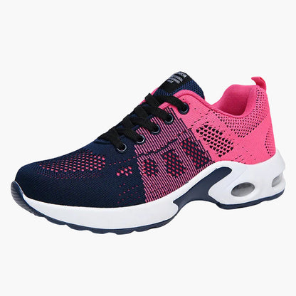 Damen Sneaker Sportliche Freizeitschuhe Komfort Atmungsaktiv Alltag