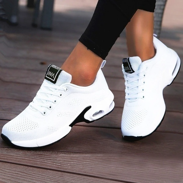 Damen Sneaker Sportliche Freizeitschuhe Komfort Atmungsaktiv Alltag